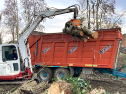 grappin avec rotateur 3 tonnes pour pelles et grues mod dk 16 gr 30f