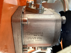 epareuse hydraulique pour tracteur avec broyeur ou taille haie mod airone 100