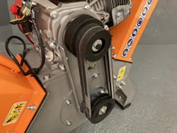 broyeur de branches thermique dk 500 honda à tambour moteur 15cv
