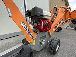 broyeur de branches thermique dk 500 honda à tambour moteur 15cv