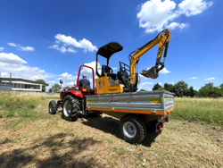 remorque tri benne agricole pour tracteur 2 tonnes modèle rm 14 t3