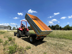 remorque tri benne agricole pour tracteur 2 tonnes modèle rm 14 t3