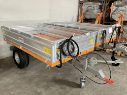 remorque tri benne agricole pour tracteur 2 tonnes modèle rm 14 t3