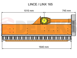 broyeur déportable lynx sp165 pour tracteur renault carraro etc