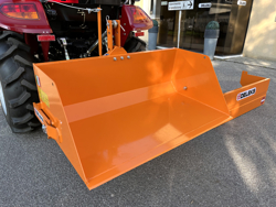 godet de chargement pour tracteur kubota solis etc modèle bucket 120 l