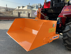 godet de chargement pour tracteur kubota solis etc modèle bucket 120 l