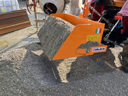 godet de chargement pour tracteur kubota solis etc modèle bucket 120 l