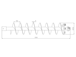 meche diametre 15cm zhd 245/305