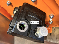 broyeur hydraulique pour mini pelle de 120cm modele arm 120