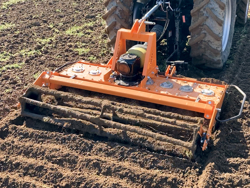 herse rotative avec rouleau kr 160 pour tracteur