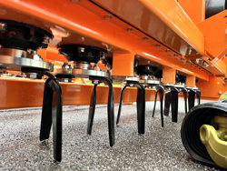 herse rotative avec rouleau kr 160 pour tracteur