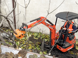 grappin coupeur hydraulique pour mini pelle mod cf 10