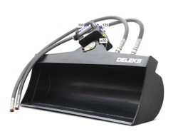 godet orientable pour mini pele m180 1000