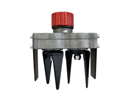 herse rotative pour debroussailleuse 4 lames
