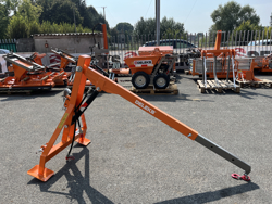 grue hydraulique pour micro tracteurs comme kubota iseki mod el 300
