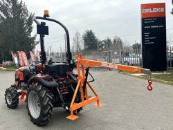 grue hydraulique pour micro tracteurs comme kubota iseki mod el 300