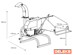 broyeur de branches à disque dk 1200se production de copeaux brf