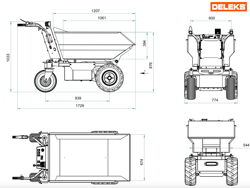brouette electrique xe500hel