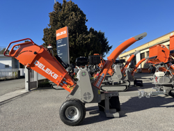 broyeur de branches thermique dk 800 lf à tambour moteur 15cv