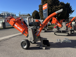 broyeur de branches thermique dk 800 lf à tambour moteur 15cv