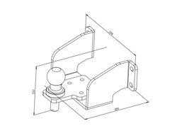 attelage de remorque pour xe 4wd