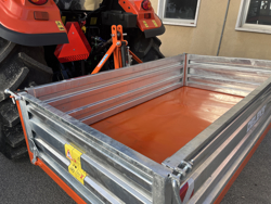 bennette de transport basculante pour tracteur mod t 2000 h