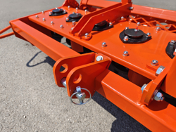 herse rotative avec rouleau kr 120r pour tracteur