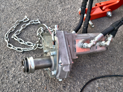 epareuse hydraulique pour tracteur avec broyeur ou taille haie mod airone