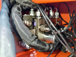 epareuse hydraulique pour tracteur avec broyeur ou taille haie mod airone