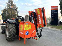 epareuse hydraulique pour tracteur avec broyeur ou taille haie mod merlo