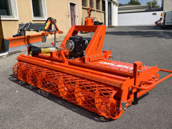herse rotative avec rouleau kr 210h pour tracteur