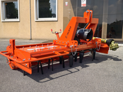 herse rotative avec rouleau kr 210h pour tracteur