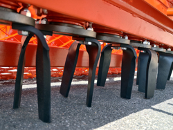 herse rotative avec rouleau kr 210h pour tracteur