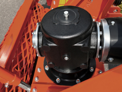 herse rotative avec rouleau kr 210h pour tracteur