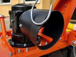 herse rotative avec rouleau kr 210h pour tracteur