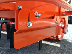herse rotative avec rouleau kr 210h pour tracteur