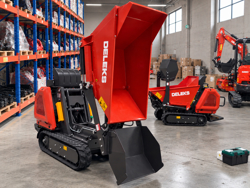 minidamper a moteur kubota m8000